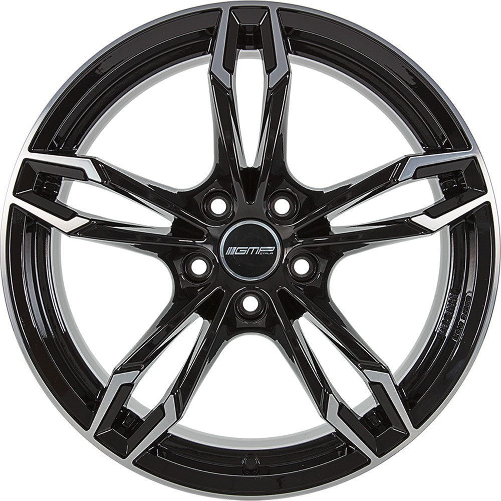 GMP Dea black polished Alufelge 8x19 Zoll ET27 LK 5x112 ML66.6 – Bild 2
