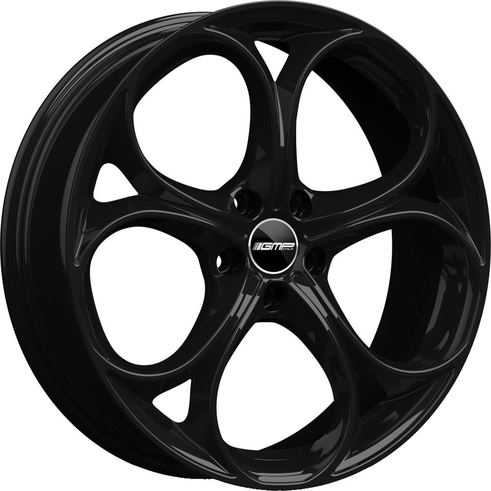 GMP Drake glossy black 8x18 ET33 - LK5/110 ML65.1