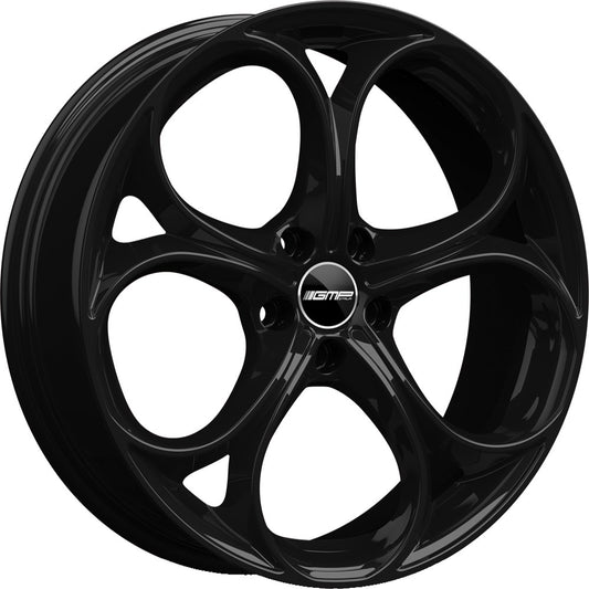 GMP Drake glossy black 8x18 ET33 - LK5/110 ML65.1
