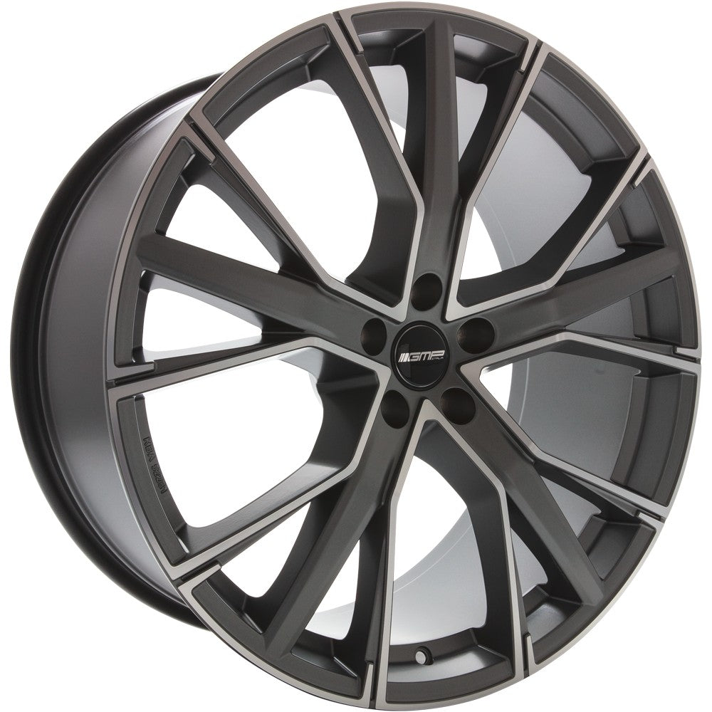 GMP Gunner matt anthracite diamond 10.5x22 ET43 - LK5/112 ML66.6