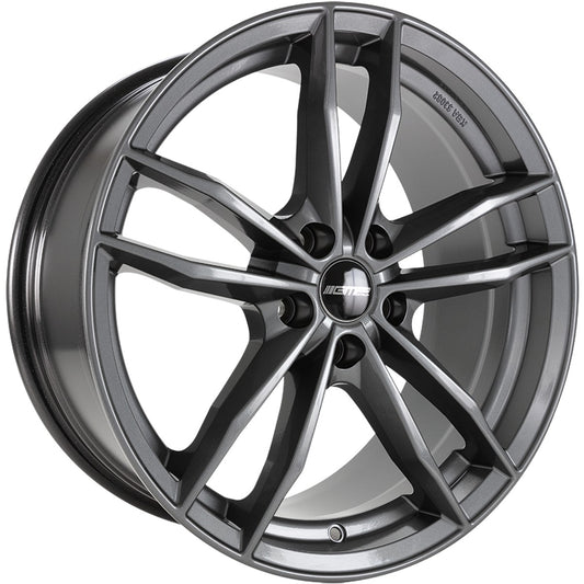 GMP Swan anthracite glossy 8x19 ET35 - LK5/114.3 ML64.1