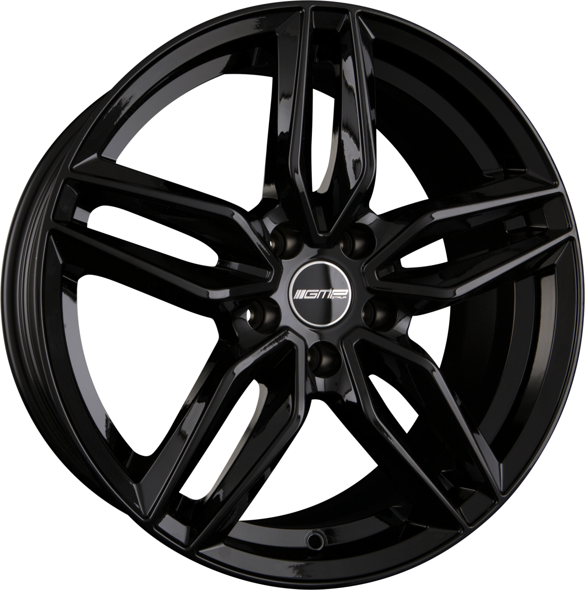 GMP Fasten black glossy Alufelge 8.5x20 Zoll ET45 LK 5x108 ML73.1 – Bild 5