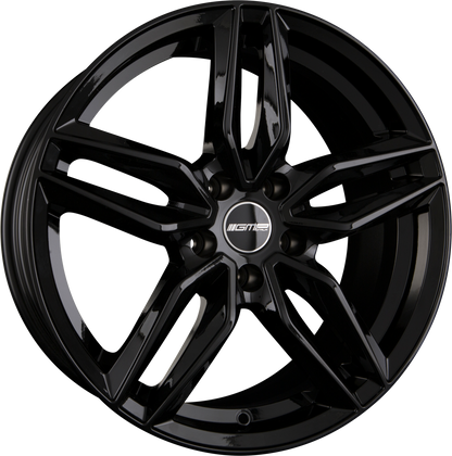 GMP Fasten black glossy Alufelge 8.5x20 Zoll ET45 LK 5x108 ML73.1 – Bild 5