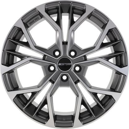 GMP Matisse anthracite matt diamond 7x17 ET45 - LK4/100 ML73.1