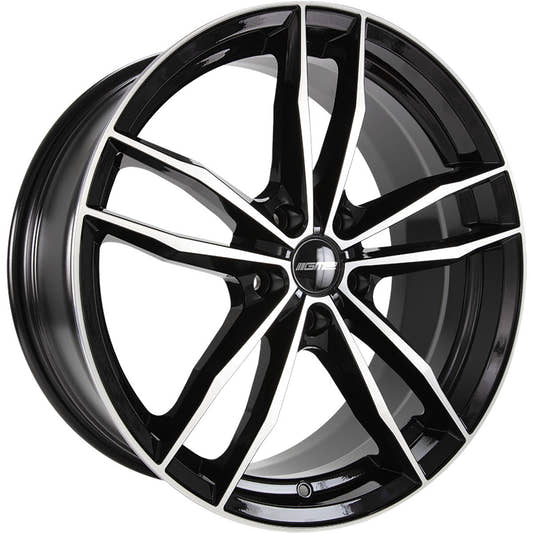 GMP Swan black diamond Alufelge 8.5x20 Zoll ET25 LK 5x120 ML72.6