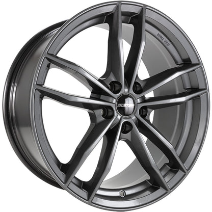 GMP Swan anthracite glossy 8.5x20 ET35 - LK5/112 ML66.6
