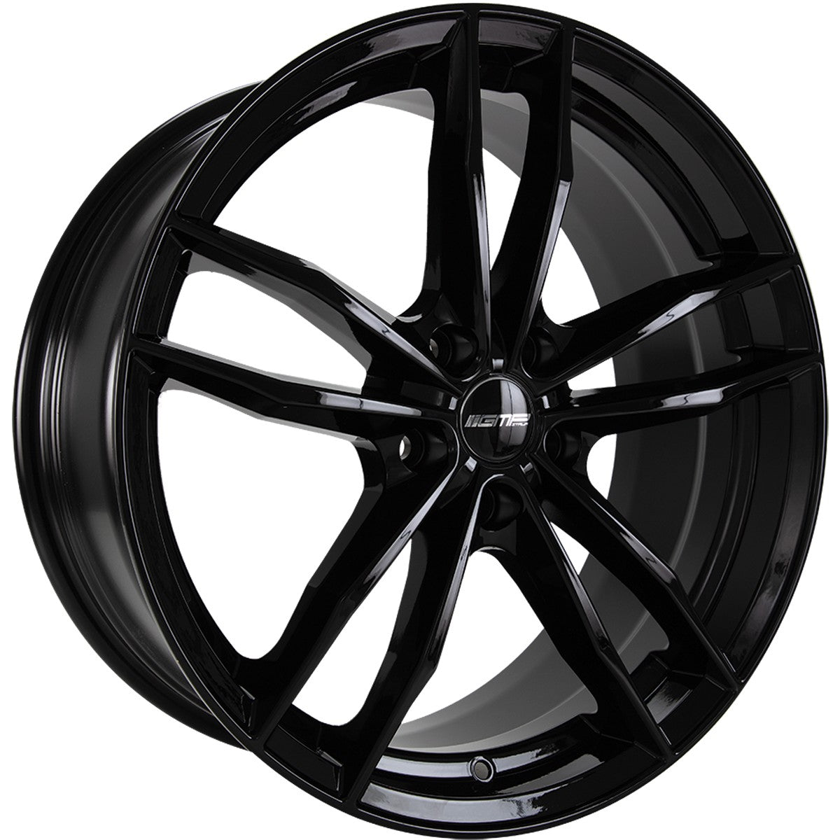 GMP Swan black glossy 8.5x20 ET35 - LK5/112 ML66.6