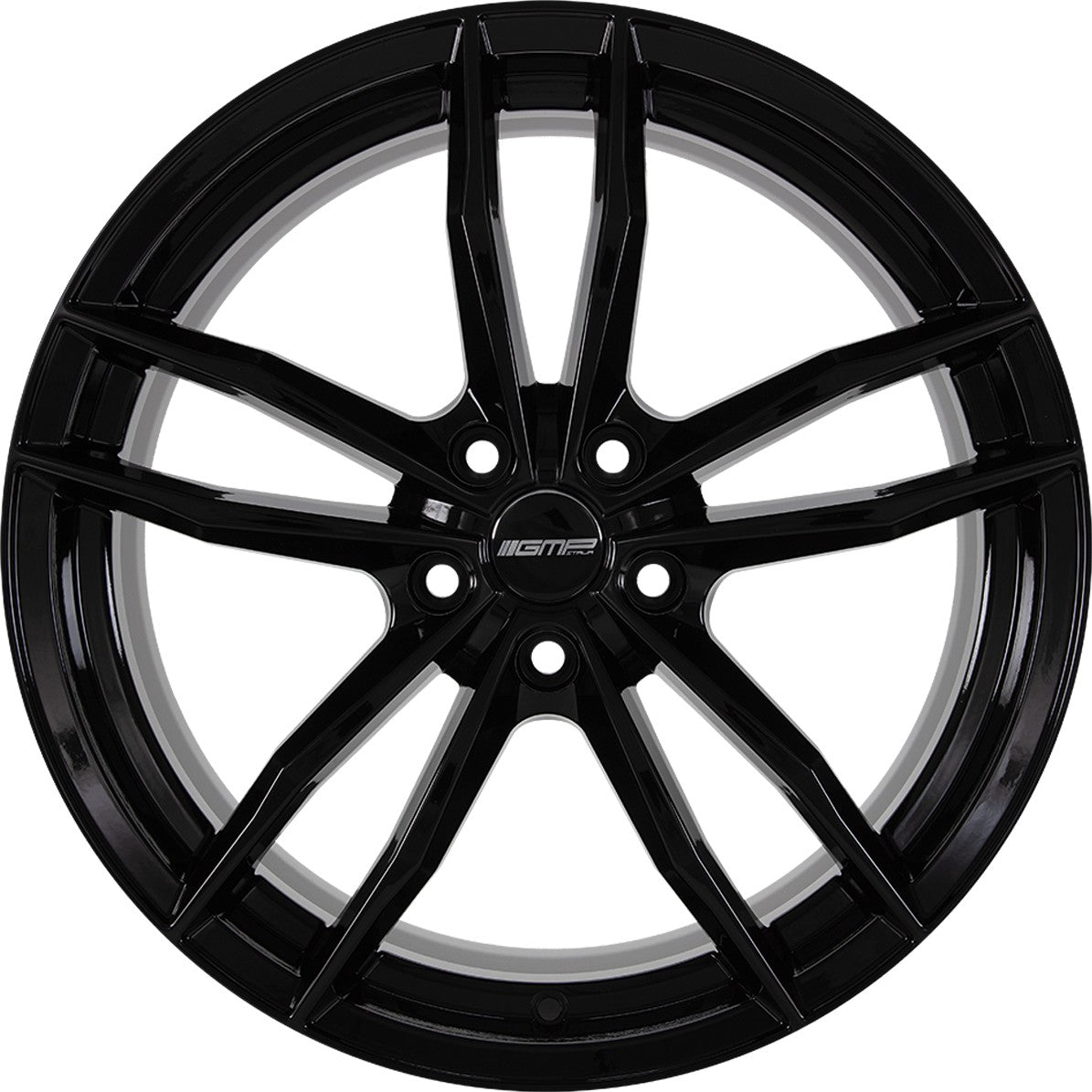 GMP Swan black glossy 8.5x20 ET35 - LK5/112 ML66.6