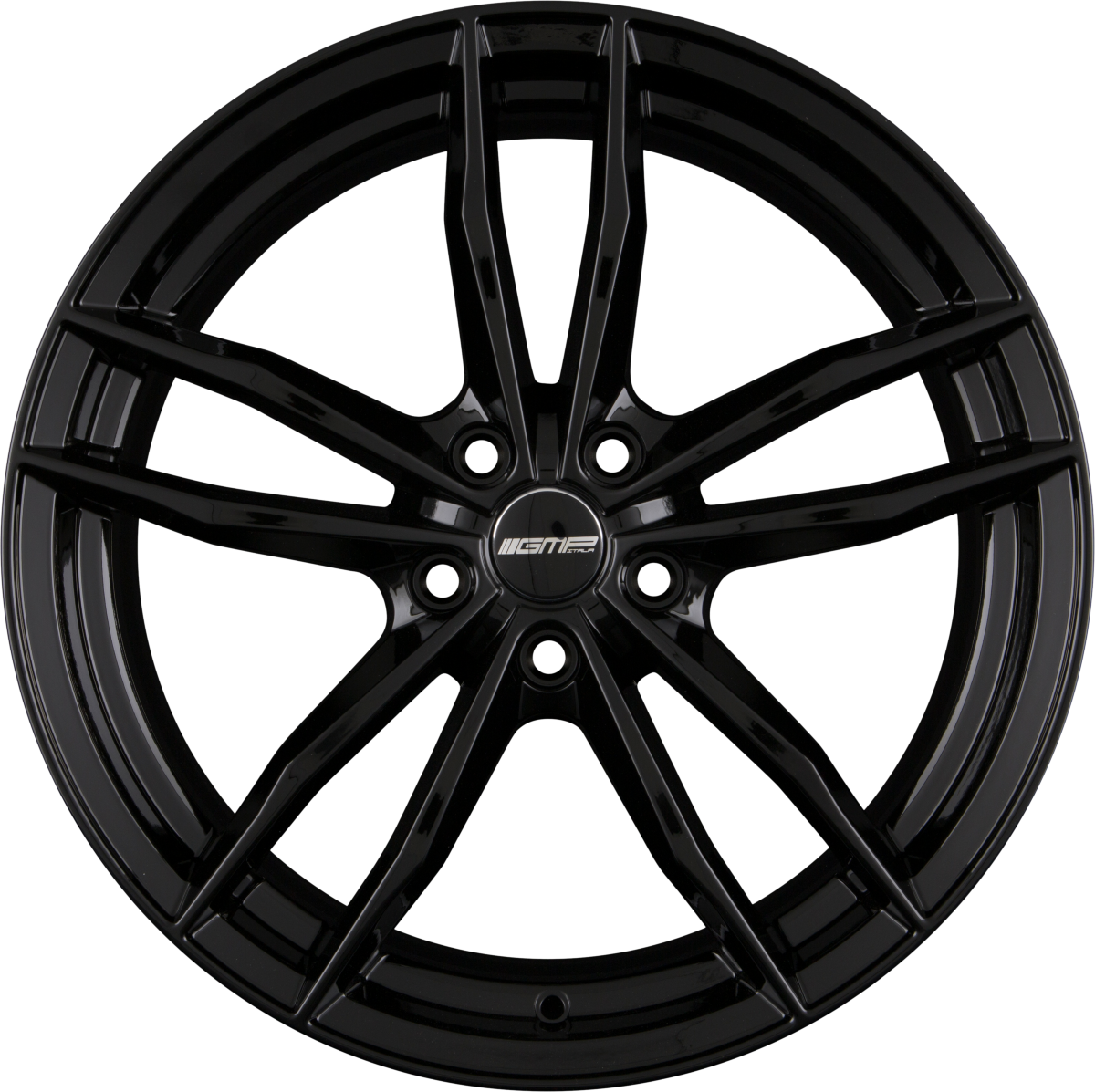 GMP Swan black glossy Alufelge 8.5x20 Zoll ET45 LK 5x114.3 ML73.1 – Bild 4
