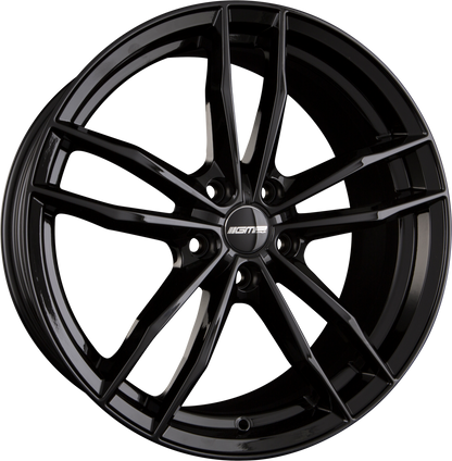 GMP Swan black glossy Alufelge 8.5x20 Zoll ET45 LK 5x114.3 ML73.1 – Bild 5