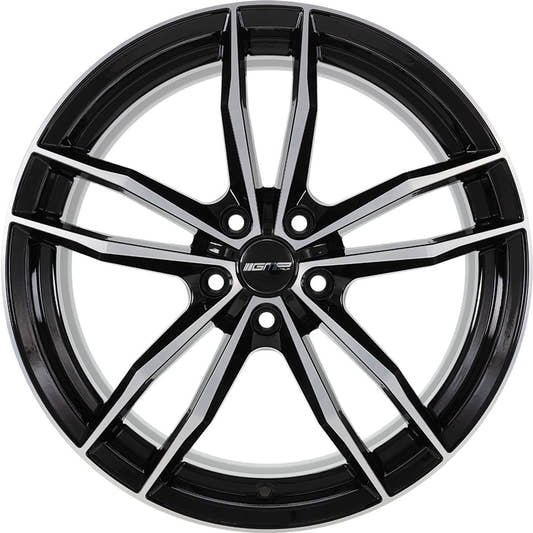 GMP Swan black diamond 9.5x20 ET37 - LK5/120 ML72.6