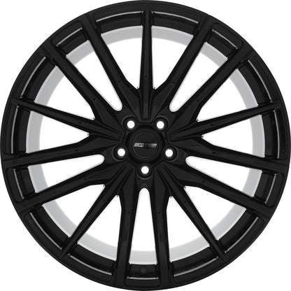 GMP Sparta black glossy 10.5x21 ET43 - LK5/112 ML66.6