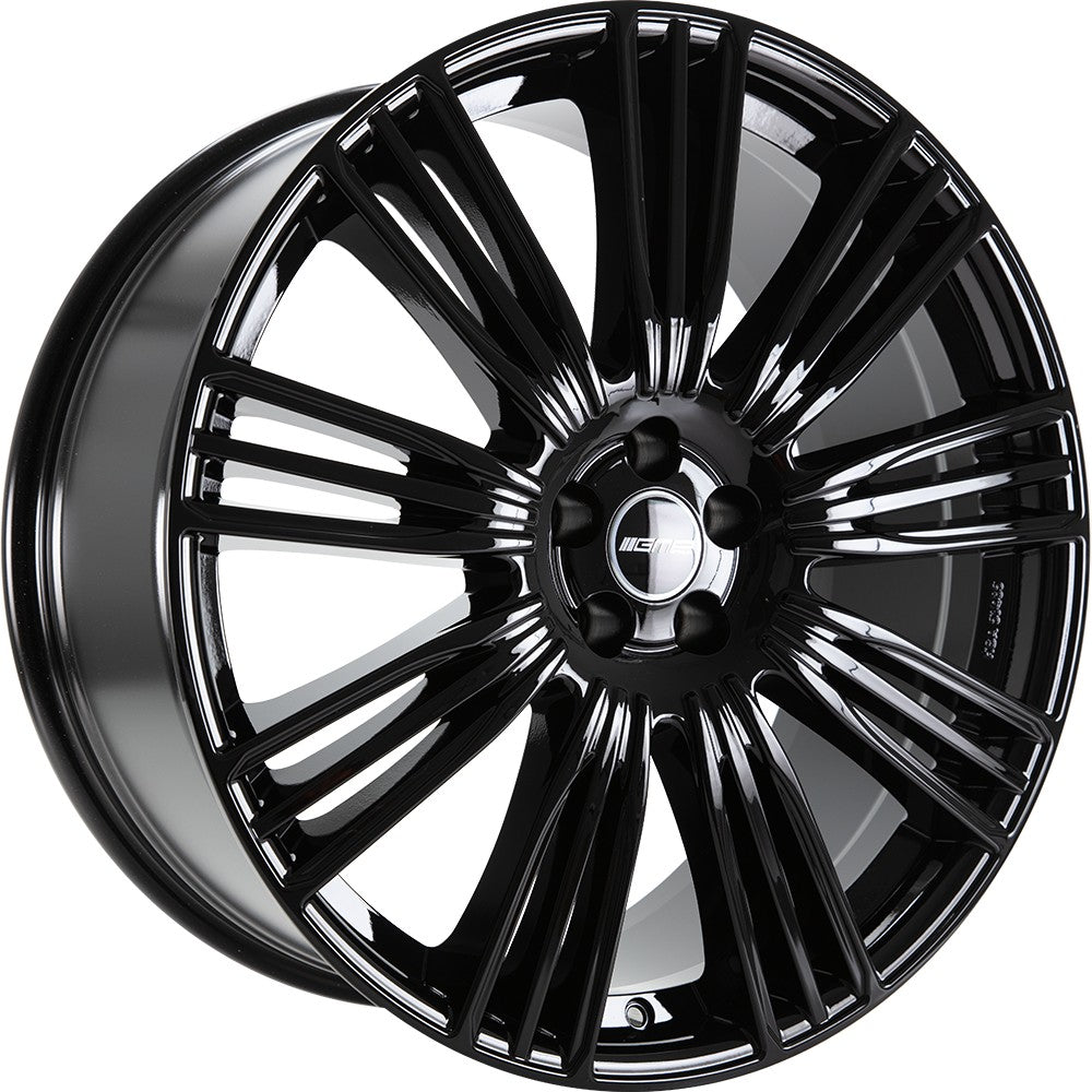 GMP Coventry black glossy 9x21 ET45 - LK5/108 ML63.4