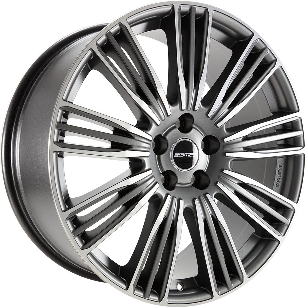 GMP Coventry anthracite matt diamond 9x21 ET45 - LK5/108 ML63.4