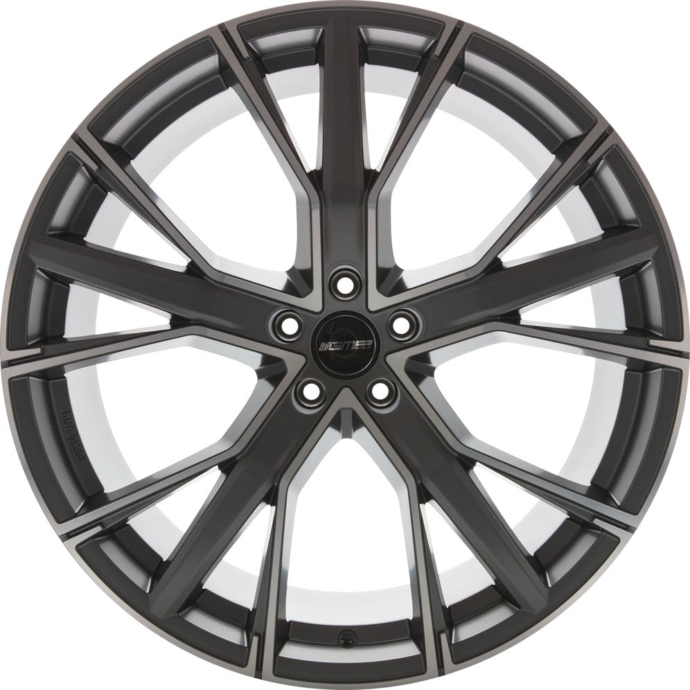 GMP Gunner matt anthracite diamond 10.5x21 ET25 - LK5/112 ML66.5