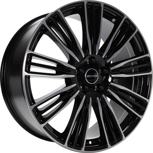 GMP Coventry black diamond 9.5x22 ET49 - LK5/120 ML72.6