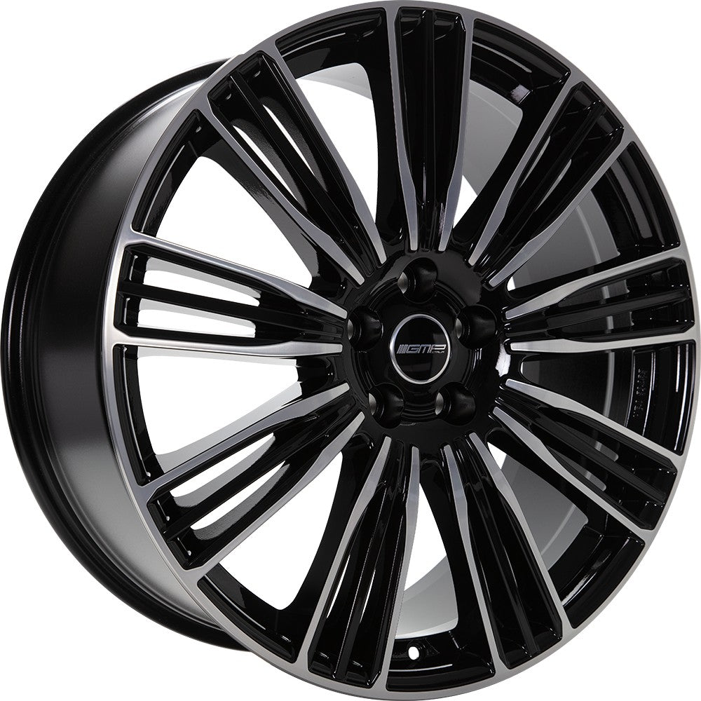 GMP Coventry black diamond 9.5x22 ET49 - LK5/120 ML72.6