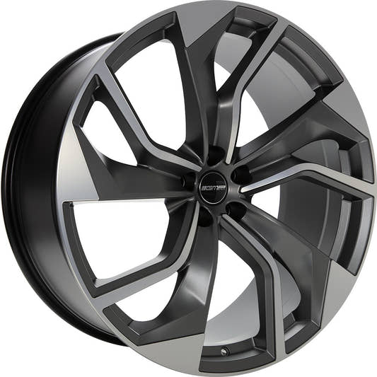 GMP Rebel anthracite matt diamond 10x23 ET30 - LK5/112 ML66.5