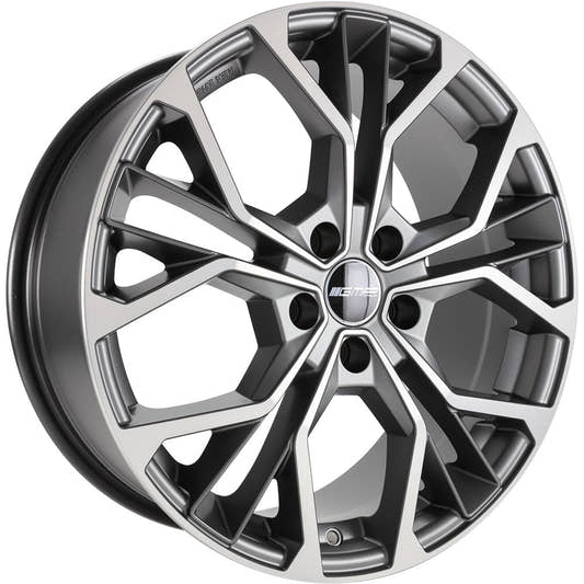 GMP Matisse anthracite matt diamond 6.5x16 ET35 - LK5/110 ML65.1