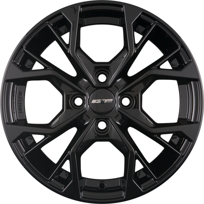 GMP Matisse black glossy Alufelge 6.5x16 Zoll ET35 LK 5x114.3 ML73.1 – Bild 3