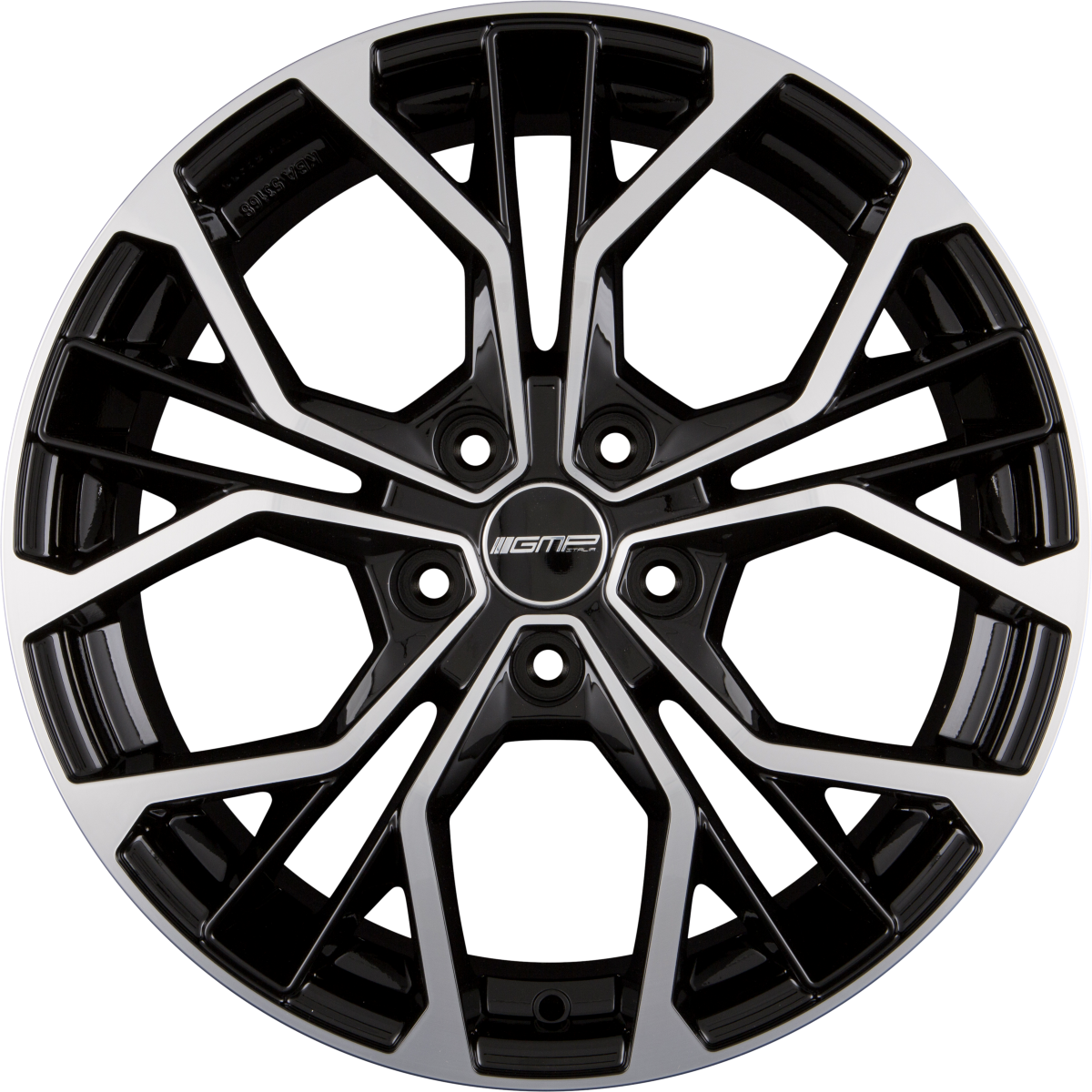 GMP Matisse black diamond Alufelge 6.5x16 Zoll ET35 LK 5x114.3 ML73.1 – Bild 3