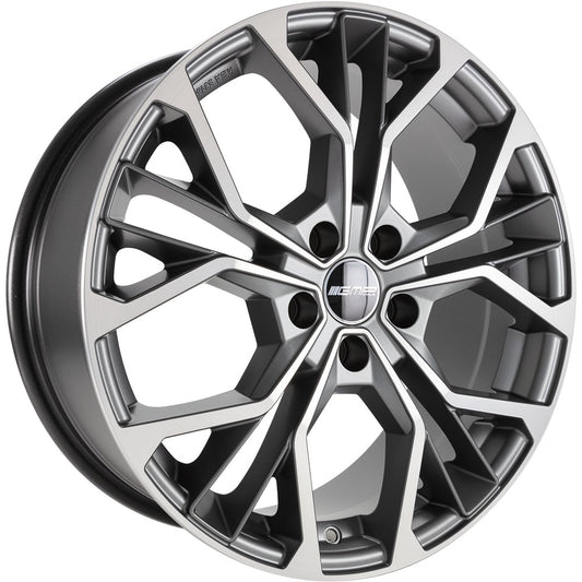 GMP Matisse anthracite matt diamond 6.5x16 ET40 - LK5/115 ML70.2
