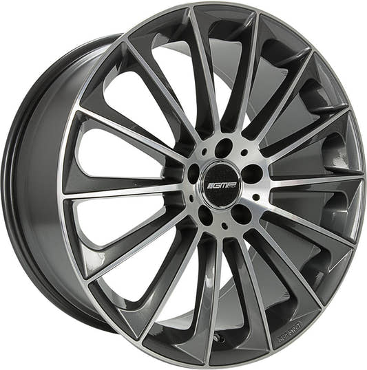 GMP Stellar anthracite diamond Alufelge 10x21 Zoll ET35 LK 5x130 ML84.1