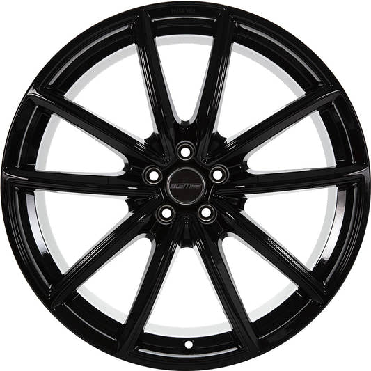 GMP Titan black glossy 9.5x21 ET65 - LK5/130 ML71.6
