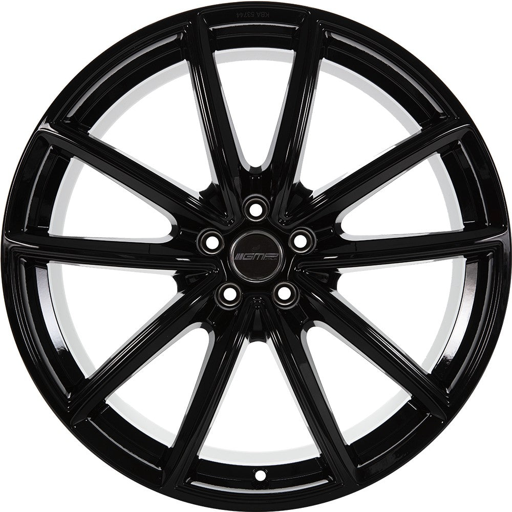 GMP Titan black glossy 9.5x21 ET60 - LK5/130 ML71.6