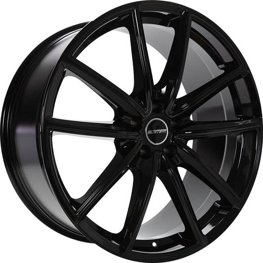 GMP Titan black glossy 11.5x22 ET52 - LK5/130 ML71.6
