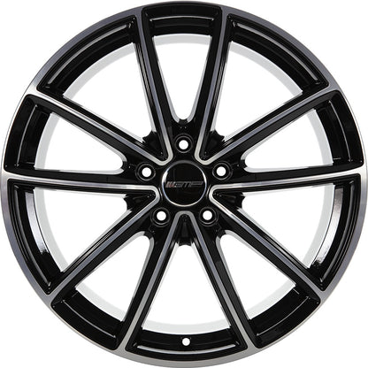 GMP Titan black diamond 9.5x20 ET65 - LK5/130 ML71.6