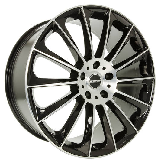 GMP Stellar black polished 8.5x21 ET32 - LK5/112 ML66.6