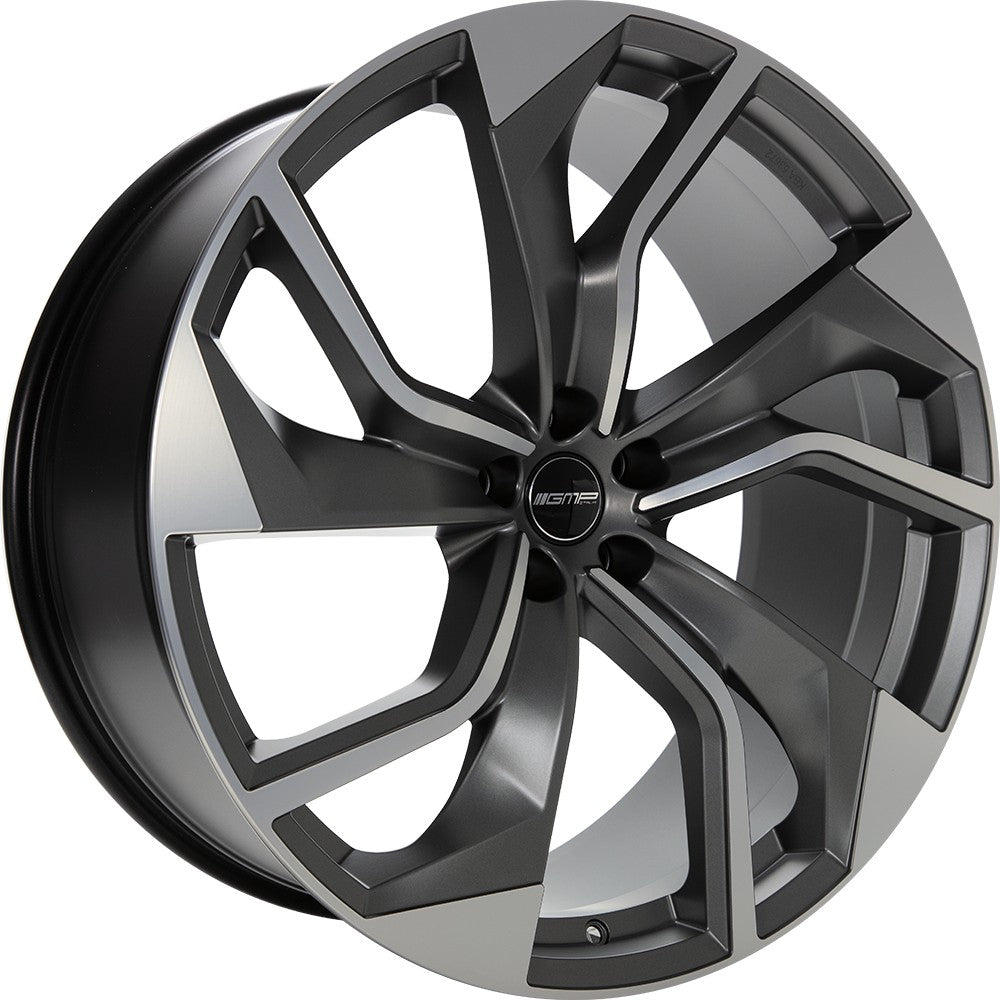 GMP Rebel anthracite matt diamond 8.5x20 ET45 - LK5/112 ML66.5