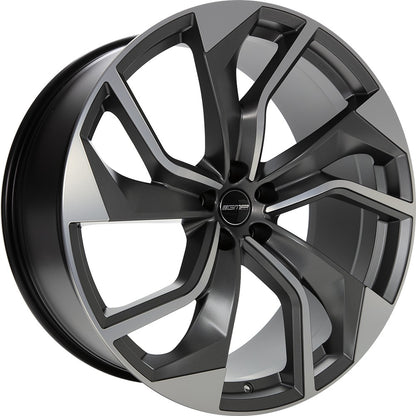 GMP Rebel anthracite matt diamond 10x22 ET30 - LK5/112 ML66.5