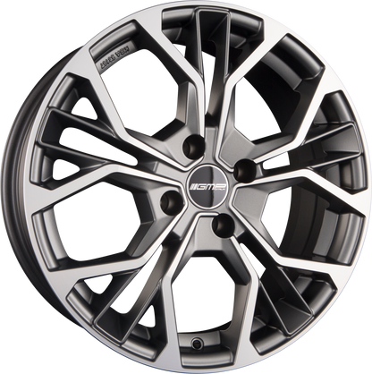 GMP Matisse anthracite matt diamond Alufelge 8x20 Zoll ET45 LK 5x112 ML57.1 – Bild 5