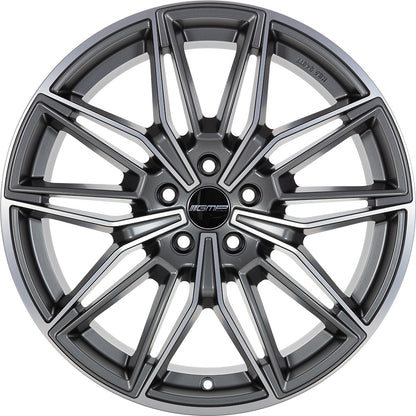 GMP Specter anthracite matt diamond 9.5x20 ET37 - LK5/120 ML72.6