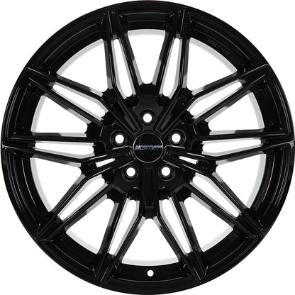 GMP Specter black glossy 9.5x20 ET45 - LK5/120 ML72.6