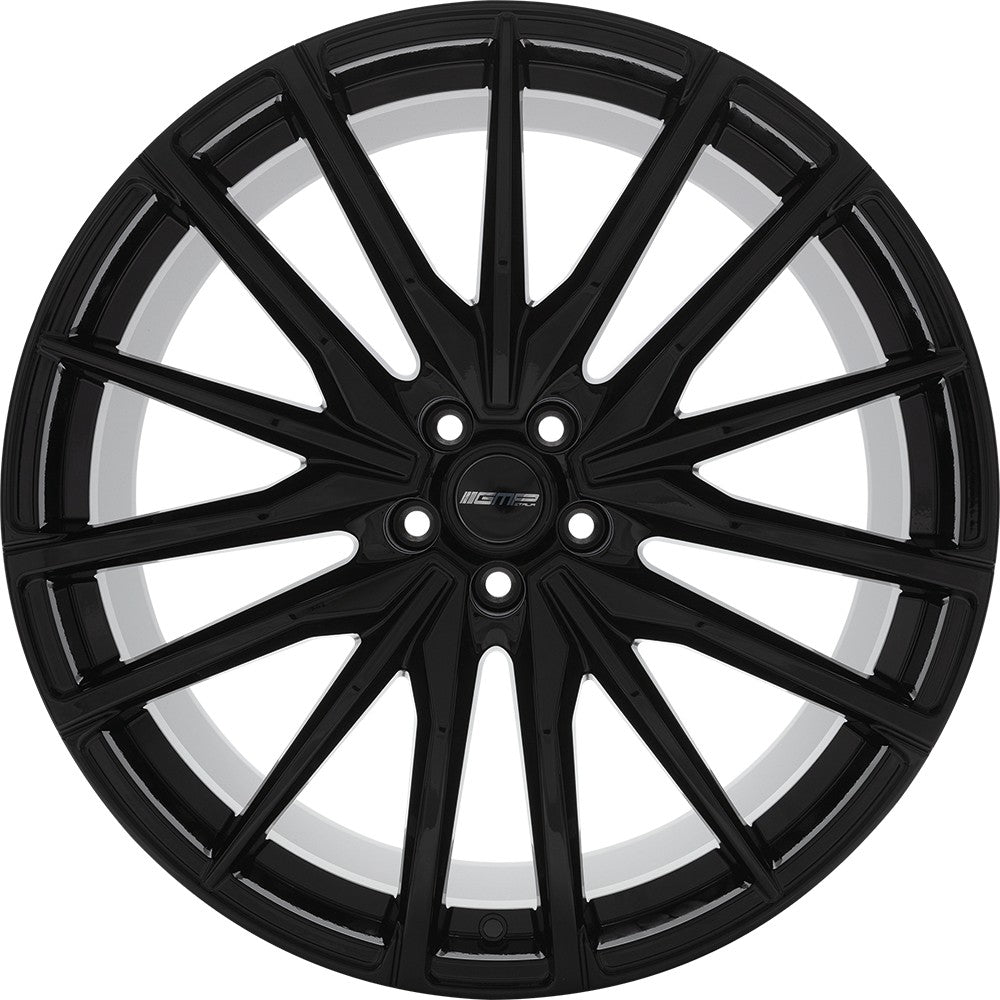 GMP Sparta black glossy 9.5x22 ET37 - LK5/114.3 ML67.1