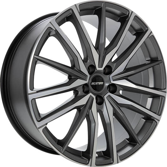 GMP Sparta anthracite matt diamond 10.5x22 ET43 - LK5/114.3 ML67.1