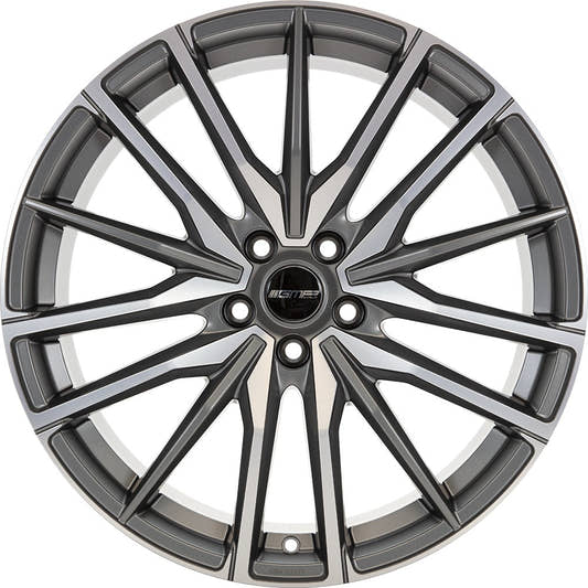 GMP Sparta anthracite matt diamond 10.5x22 ET43 - LK5/114.3 ML67.1