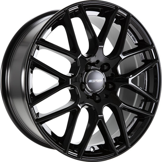 GMP Berghem black glossy 9.5x21 ET33 - LK5/112 ML66.6