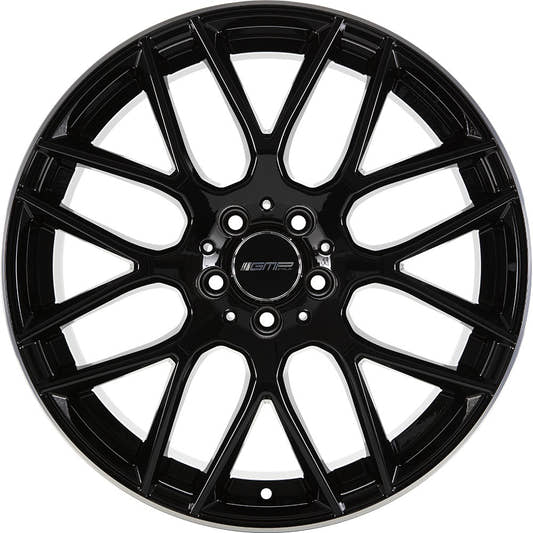 GMP Berghem black diamond lip 10x21 ET38 - LK5/112 ML66.6