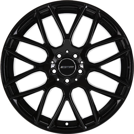 GMP Berghem black glossy 10x21 ET38 - LK5/112 ML66.6