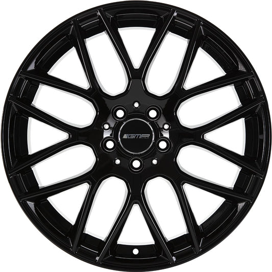 GMP Berghem black glossy 10x21 ET38 - LK5/112 ML66.6