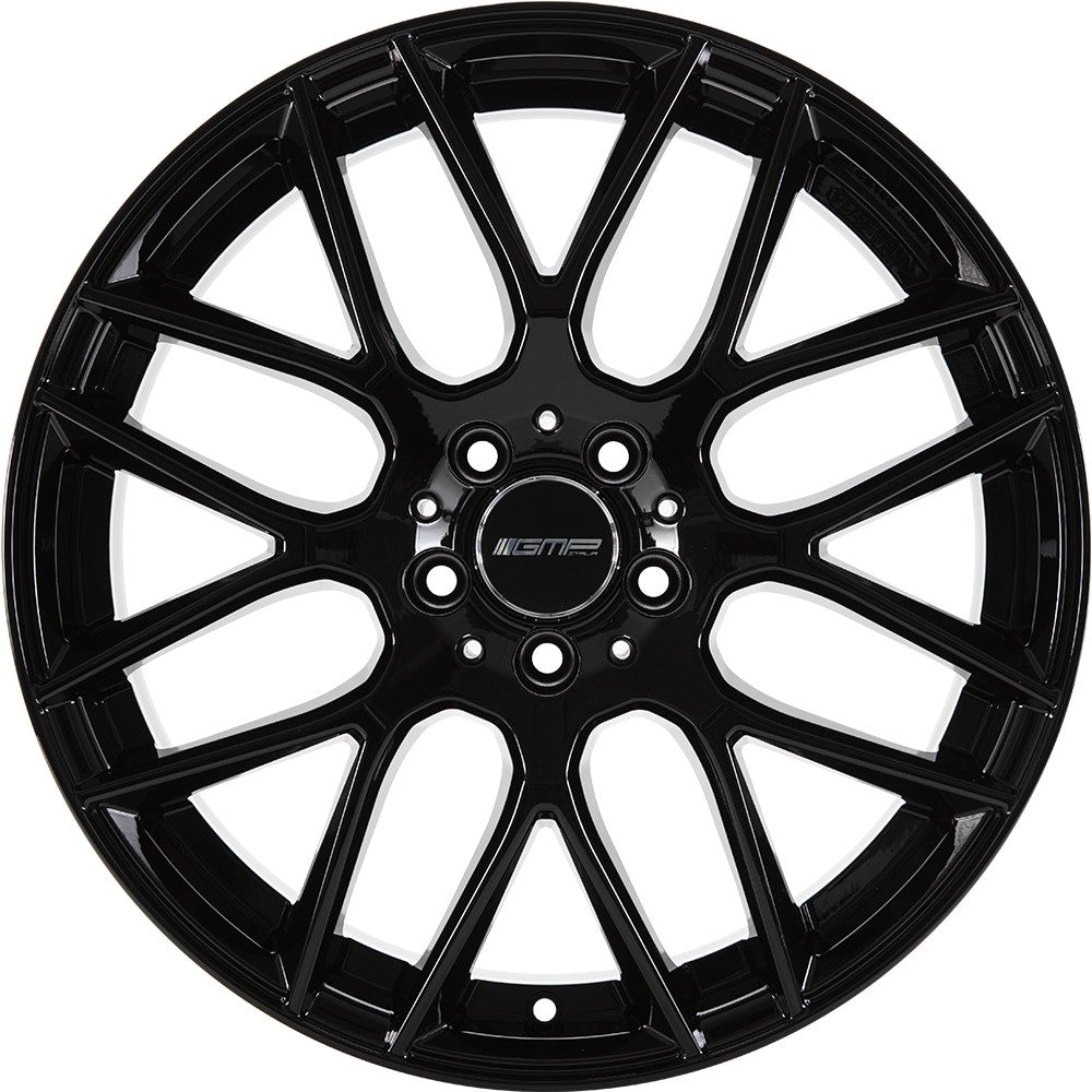GMP Berghem black glossy 11.5x21 ET43 - LK5/112 ML66.6
