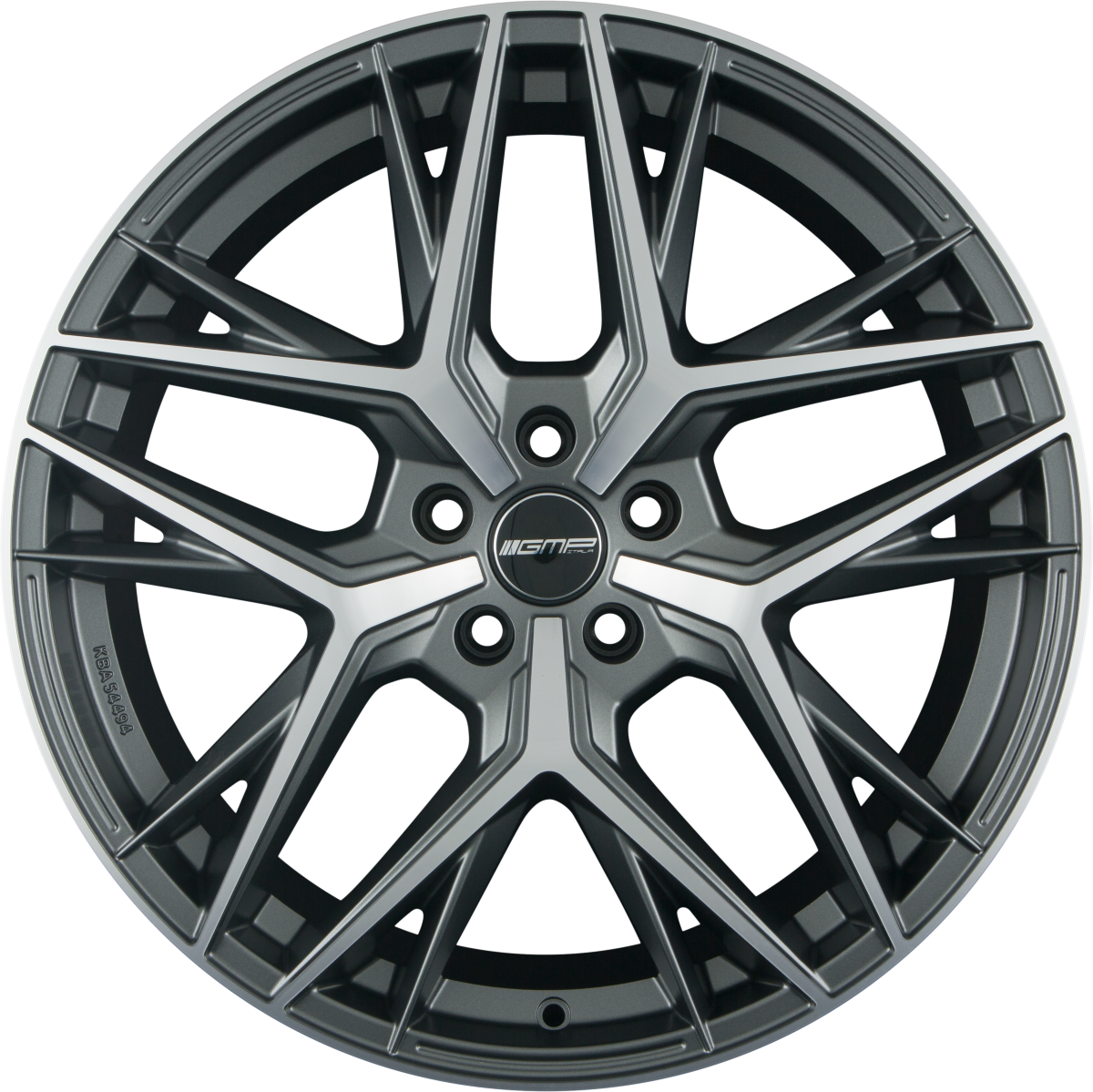 GMP Lunica anthracite matt diamond Alufelge 8.5x20 Zoll ET45 LK 5x114.3 ML73.1 – Bild 3