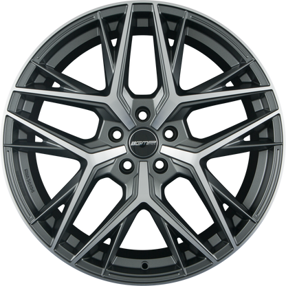 GMP Lunica anthracite matt diamond Alufelge 8.5x20 Zoll ET45 LK 5x114.3 ML73.1 – Bild 3