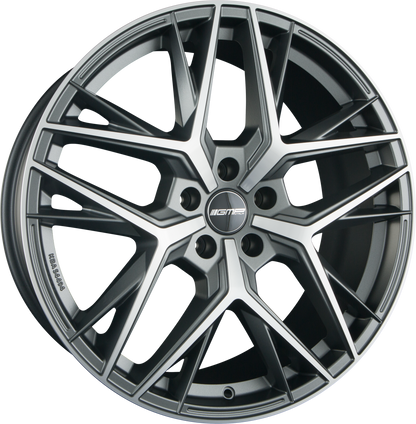 GMP Lunica anthracite matt diamond Alufelge 8.5x20 Zoll ET45 LK 5x114.3 ML73.1 – Bild 4