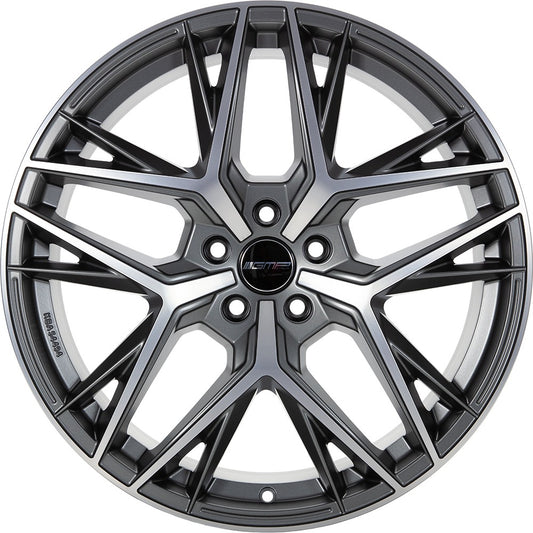GMP Lunica anthracite matt diamond 7.5x19 ET38 - LK5/100 ML57.1