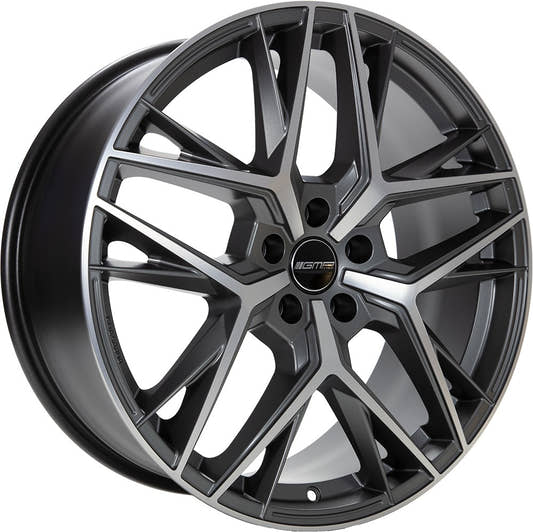 GMP Lunica anthracite matt diamond 8x19 ET32 - LK5/110 ML65.1